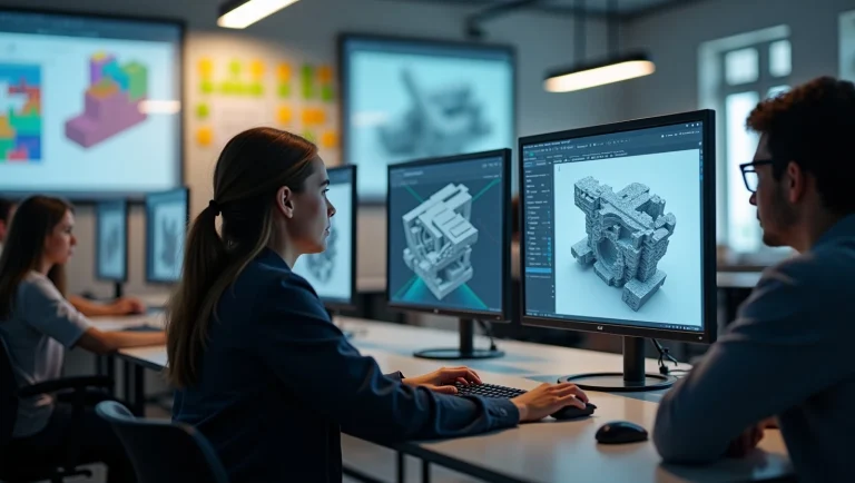 flux dev a realistic image of a modern classroom with students 2