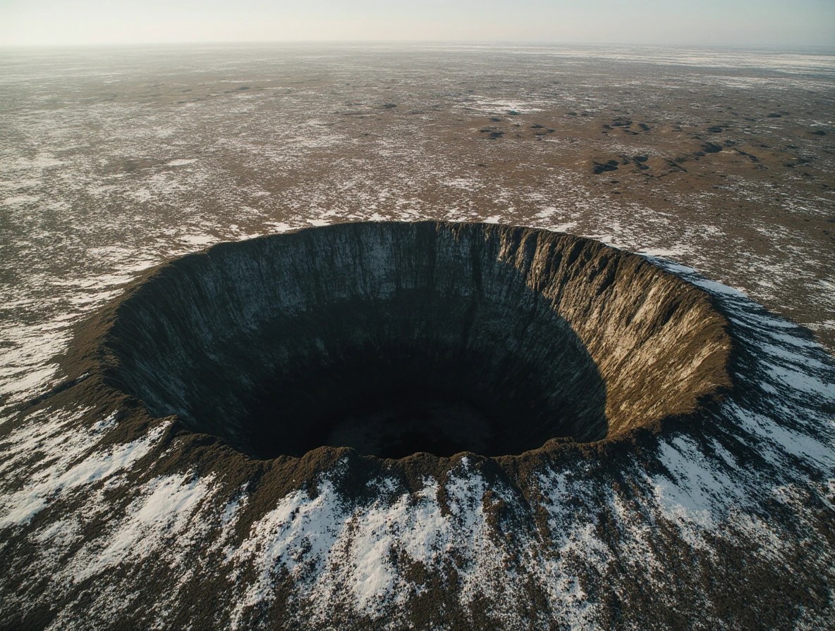 地球の穴 foto-zagadochnye-kratery-yamal