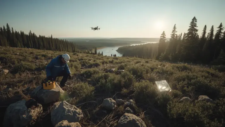 Геологоразведка алмазов АГД Даймондс на юге Архангельской области.