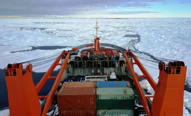 Российская антарктическая экспедиция 2025 исследования на судне Академик Фёдоров по доставке грузов и учёных в Антарктиду