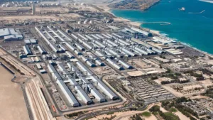 Карта расположения алюминиевых заводов в Персидском заливе, пострадавших от атак