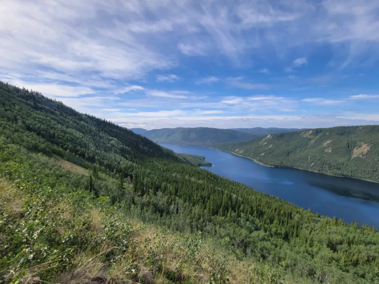 Расположение флагманского проекта Carmacks и новых участков Cascadia на карте Юкона