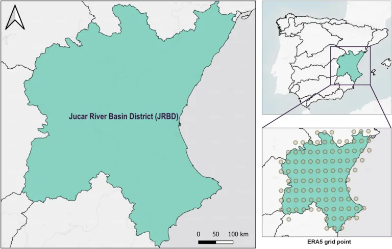 Схема работы искусственного интеллекта по прогнозированию засух в полузасушливых регионах