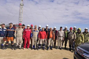 Горизонтальная скважина К-46 на газоконденсатном месторождении Кумли в Узбекистане