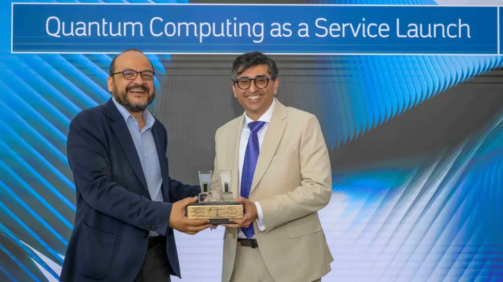 Launch of the Pasqal quantum processor at Aramco's data centre in Dhahran