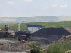 Строительство угольной шахты «Беш-Бурхан» в Ошской области Кыргызстана