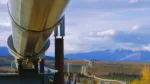 Вид на нефтепровод Баку-Супса