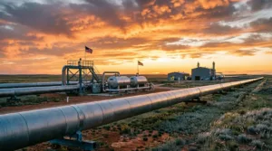 Карта газопроводов Bison XPress и Bakken East в США