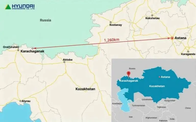 Строительство газоперерабатывающего завода на Карачаганаке корейской компанией Hyundai Engineering