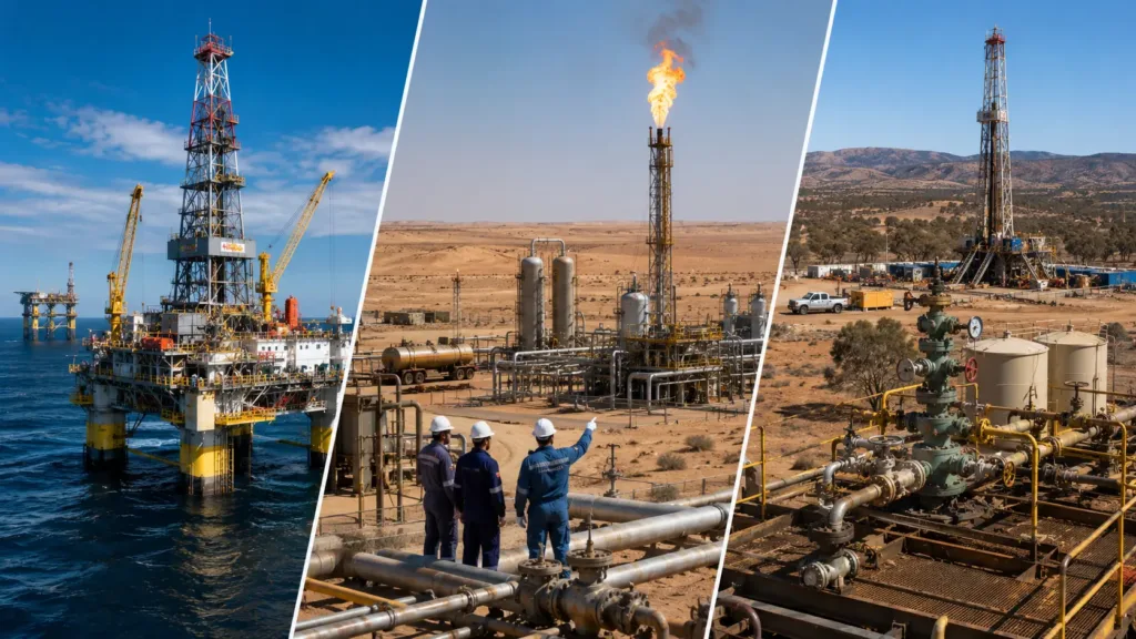 Confirmation of new oil and gas reserves in Norway, Egypt, and Australia following June exploration activities