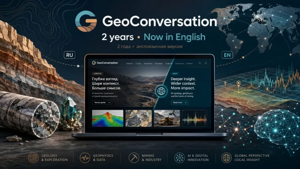 Запуск англоязычной версии сайта GeoConversation «Соль Земли» с материалами о геологии, геологоразведке и добыче полезных ископаемых