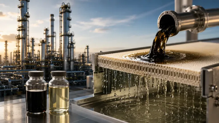 Инновационная технология разделения сырой нефти мембраной из полиакрилонитрила с рекордной производительностью и снижением энергопотребления