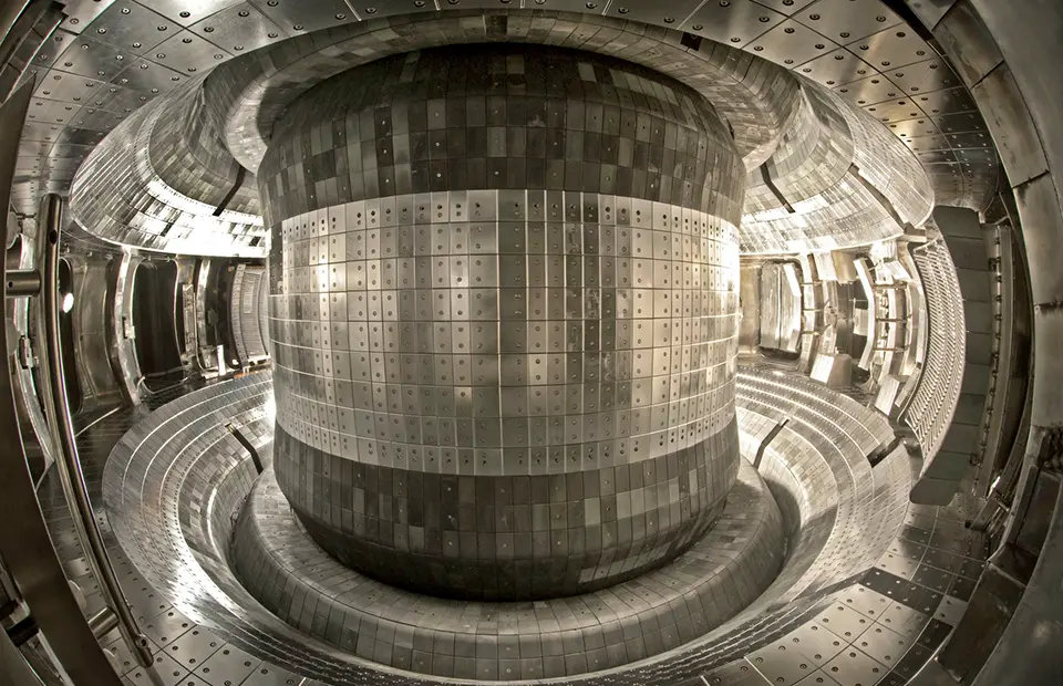 Assembly of the world's largest superconducting magnet for China's CRAFT fusion research facility at the Institute of Plasma Physics in Hefei.