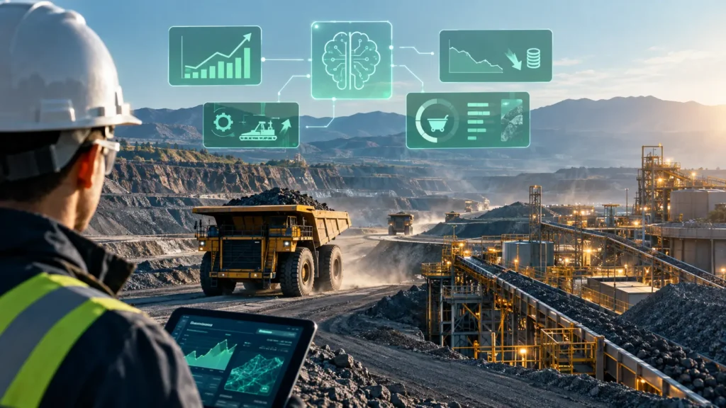 Отчет McKinsey о финансовом эффекте от искусственного интеллекта в горнодобывающей отрасли и росте EBITDA на 10-15 процентов