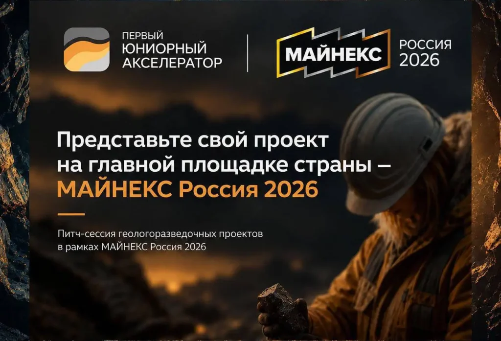 First Junior Accelerator opens applications for the MINEX Russia 2026 pitch session for mining technology and mineral exploration projects.