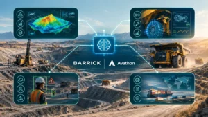 Партнерство Barrick и Avathon для внедрения ИИ-платформы Avathon Autonomy в горнодобыче от геологоразведки до управления поставками
